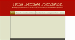 Desktop Screenshot of hunaheritage.org
